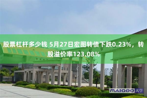 股票杠杆多少钱 5月27日宏图转债下跌0.23%，转股溢价率123.08%