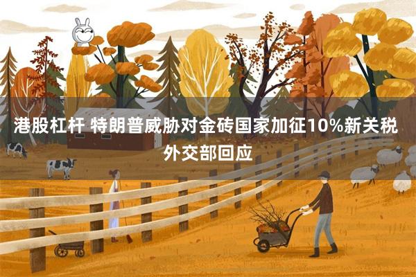 港股杠杆 特朗普威胁对金砖国家加征10%新关税 外交部回应